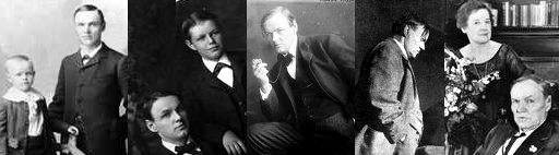 Collage of Clarence Darrow at different ages