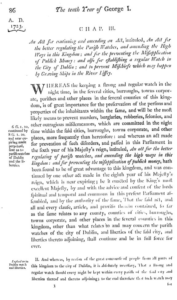 The Tenth Year of George I - Chap. III. - 86