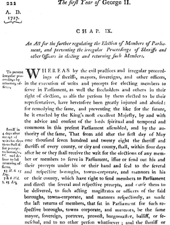 The First Year of George II. - Chap. IX. - 222