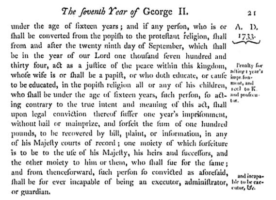 The Seventh Year of George II. - Chap. VI. - 21