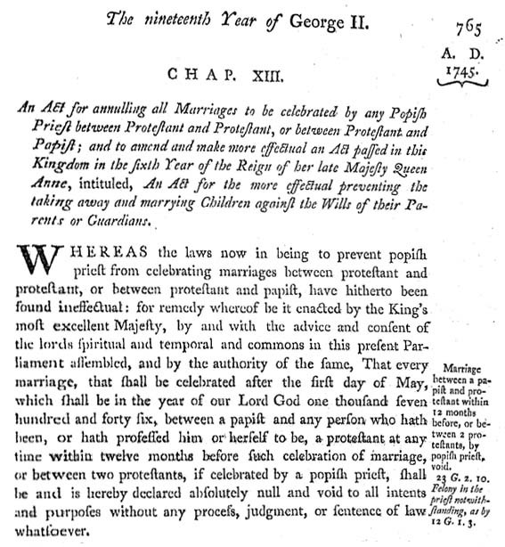 The Nineteenth Year of George II. - Chap. XIII.