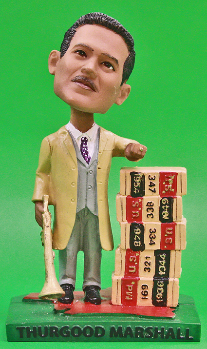 Bobblehead Thurgood Marshall.