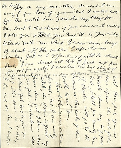 Image 2 of letter from   Clarence Darrow to   Ruby Darrow