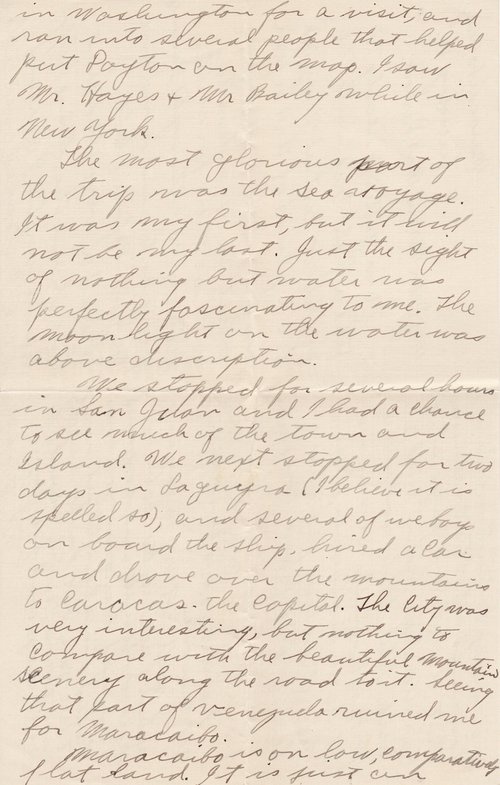 John Thomas Scopes to Clarence Darrow, February 14, 1927, page two