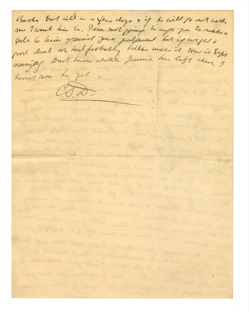 Clarence Darrow to Paul Darrow, September 23, 1916, page two