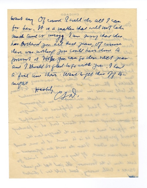 Clarence Darrow to Paul Darrow, June 5, 1927, page two