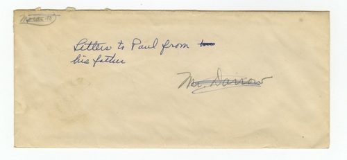 Image 2 of letter from   Clarence Darrow to   Paul Darrow