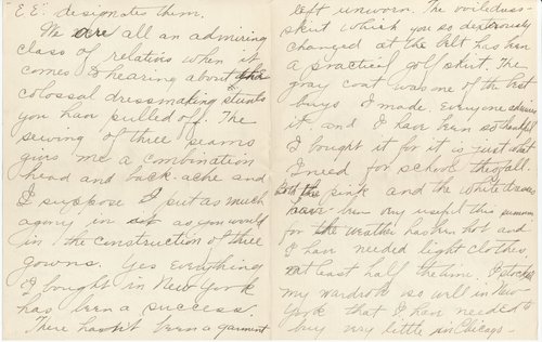 Jennie Darrow Moore to Helen Kelchner Darrow, August 19, 1923, page two