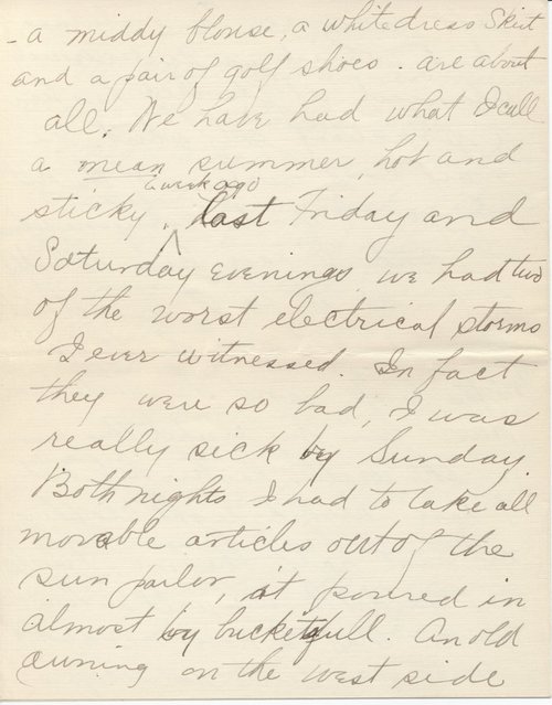 Jennie Darrow Moore to Helen Kelchner Darrow, August 19, 1923, page three