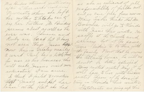 Jennie Darrow Moore to Helen Kelchner Darrow, August 19, 1923, page five