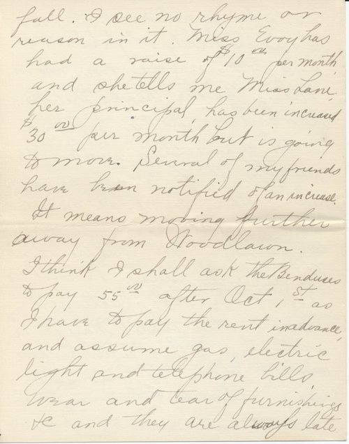 Jennie Darrow Moore to Helen Kelchner Darrow, August 19, 1923, page six