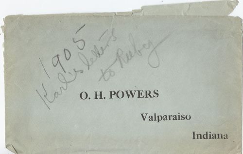 Karl K. Darrow to Ruby J. Splitstone, May 30, 1905, envelope front