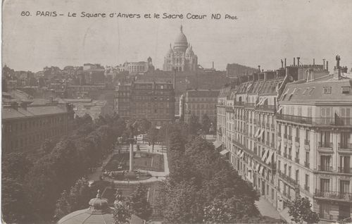 Karl K. Darrow to Ruby Darrow, November 16, 1911, postcard front, Sacre Coeur, Paris