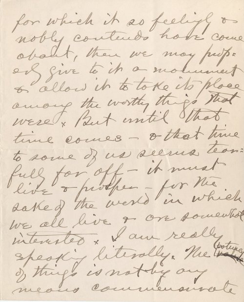 J. Howard Moore to Henry Salt, November 13, 1902, page two