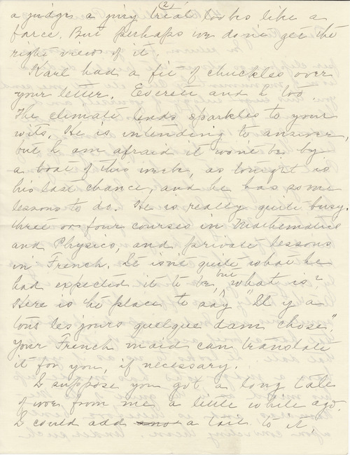 Helen Kelchner Darrow to Ruby Darrow, November 30, 1911, page three