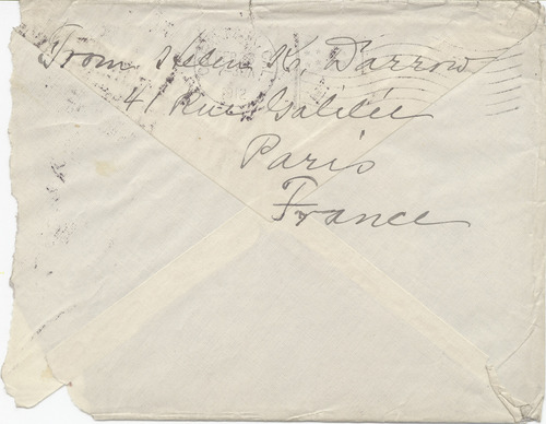 Helen Kelchner Darrow to Ruby Darrow, February 12, 1912, envelope