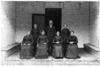 A Latter-day Saint with His Six Wives   c. 1885