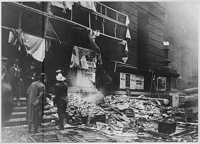 Wreckage of Chicago's Federal Building