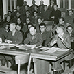 Defense team at Dachau