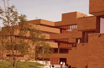 New Law School Building – Exterior South façade, Looking NW to Future Stein Plaza