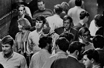 Thumbnail of 1970-73 Law Students in crowded Fraser Hall hallway