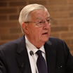 Walter Mondale teaching in Professor Robert Stein's Great Cases class