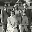 Mondale family in front of Vice President's residence