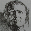 Illustration portrait signed by Thomas Cornell