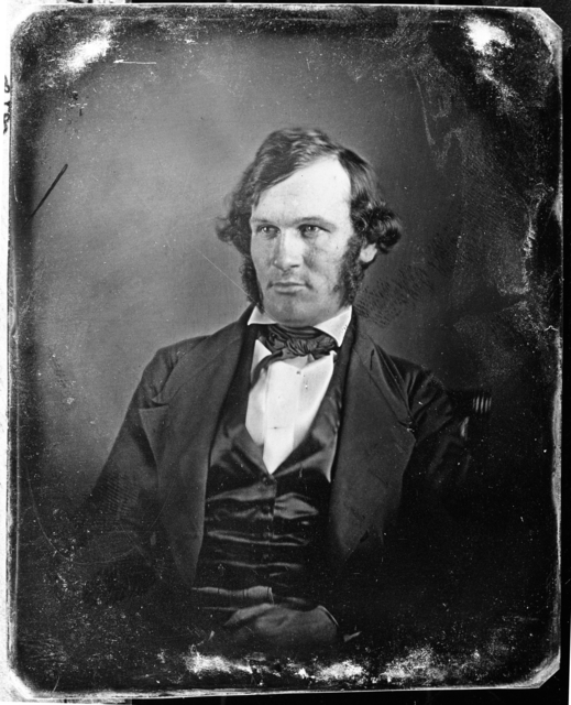 Black and white portrait of Alexander Ramsey