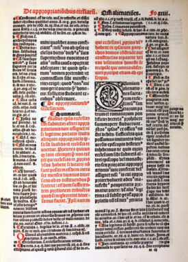 page from Constitutiones Angliae showing red and black text